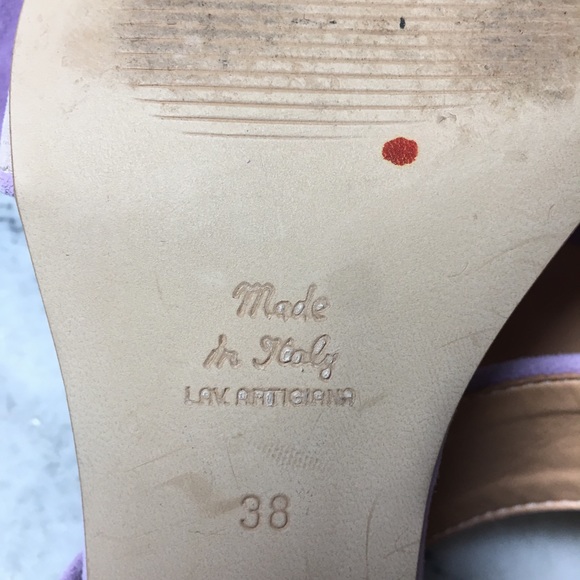 Anthropologie Paolo Mattei Color-blocked Heels - Picture 7 of 8